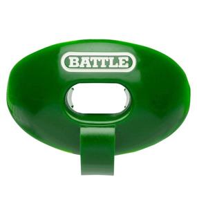 img 1 attached to 👄 Battle Oxygen Lip Protector Mouthguard: Ultimate Sports Shield for Lips and Teeth – Green, One Size