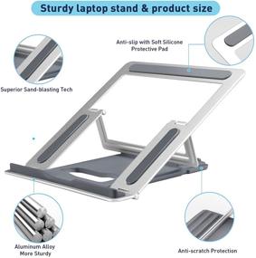 img 2 attached to Ergonomic Foldable Ventilated Adjustable Compatible