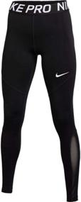 img 2 attached to Stay Comfortable and Stylish with Nike Women's Pro Crops Tights