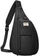 mosiso backpack daypack vertical crossbody логотип