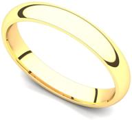 yellow classic plain comfort wedding women's jewelry in wedding & engagement logo