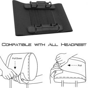 img 1 attached to AccessoryBasics Headrest Nintendo Smartphone Android IOS