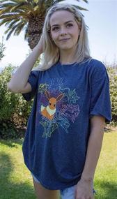 img 2 attached to 👕 Pokémon Eeveelutions Eevee T-Shirt - Men's Heather Clothing for T-Shirts & Tanks