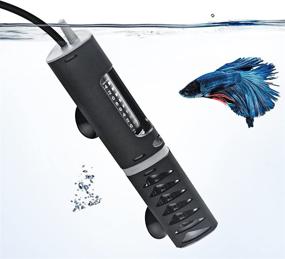 img 4 attached to FEDOUR Submersible Aquarium Heater with Protective Cover, Adjustable Thermostat for 5-40 Gallon Fish and Turtle Tanks - Available in 30W, 50W, 60W, and 120W Options