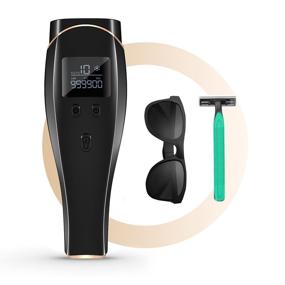 img 4 attached to IPL Hair Removal: UPGRADED At-Home Device for Laser Permanent Hair Removal, Facial to Whole Body Treatment - 999900 Flashes for Women and Men