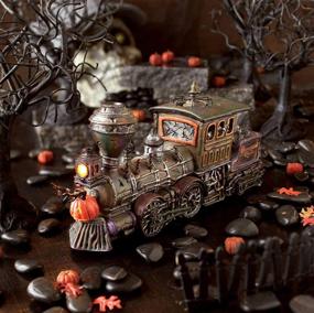 img 1 attached to 🚂 Enhance Your Department 56 Snow Village Halloween with the Haunted Rails Engine Accessory Figurine