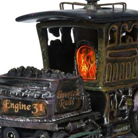 img 3 attached to 🚂 Enhance Your Department 56 Snow Village Halloween with the Haunted Rails Engine Accessory Figurine