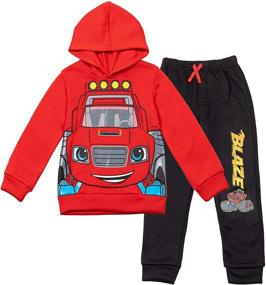 img 4 attached to Blaze Monster Machines Toddler Pullover Boys' Clothing