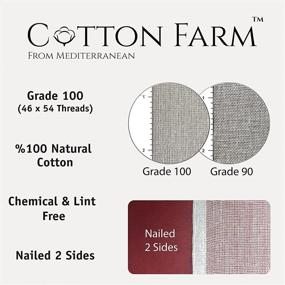 img 2 attached to 🧀 Grade 100 Premium Quality Cheesecloth - Ultra Fine Cotton Farm, 100% Mediterranean Cotton, 9-18-45 Sq. Ft, Unbleached, Reusable, Washable; Ideal for Straining... (9 SQ. FT. or 1 SQ. YD.)