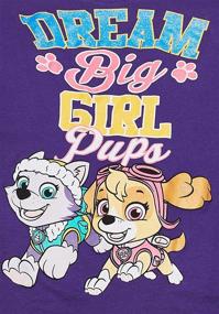 img 1 attached to 👧 Paw Patrol Toddler Sleeve Violet Girls' Clothing: Adorable and Stylish Apparel for Your Little One