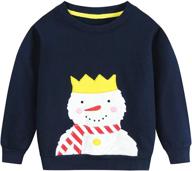 👕 eulla little boys girls sweatshirt toddler boys christmas clothes baby pullover sweater kids pullover for boys 1-7 years old - improved seo-friendly version logo