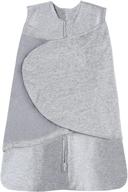 👶 soft ftikvo swaddle-blanket for baby girl & boy | newborn sleep sack | infant transition safe wrap blankets | 100% cotton breathable material | grey color | large size | suitable for 3-6 months logo