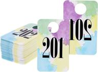 🎨 watercolor mirrored paparazzi cards (201-300): plastic number tags for live sales logo