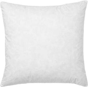 img 2 attached to 📌 28x28 Euro Throw Pillow Insert with Down Feather Fill and White Cotton Fabric