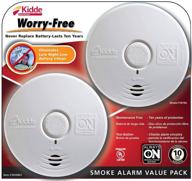 🔥 2-pack kidde worry-free smoke alarm логотип