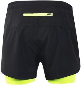 img 1 attached to 🏃 Lixada Men's 2-in-1 Running Shorts - Quick Dry, Breathable, Active Training, Exercise, Jogging, Cycling Shorts