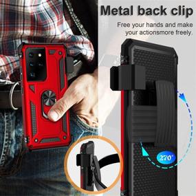 img 2 attached to Case For Samsung Galaxy S21 Ultra With Belt Clip Cell Phones & Accessories for Cases, Holsters & Clips