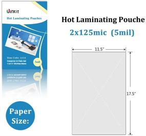 img 3 attached to Hot Thermal Laminating Pouches 5Mil Office Electronics