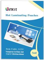 hot thermal laminating pouches 5mil office electronics logo