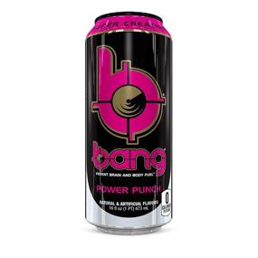 img 3 attached to Bang Power Punch Energy Drink - 0 Calories, Sugar-Free with Super Creatine - 16 Fl Oz (Pack of 12)