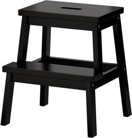 img 4 attached to 🪑 IKEA - BEKVÄM Step stool in black: A Stylish and Functional Accessory