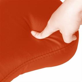 img 1 attached to 🧘 Revitalizing Orange Cross-Legged Kneeling Chair: Ideal for Yoga Enthusiasts, Fitness Devotees, and Aiding Back or Leg Discomfort