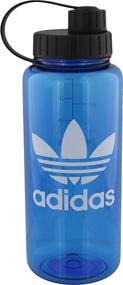 img 4 attached to 🌊 adidas Originals National 1L Plastic Water Bottle (32oz), Blue Bird/White, One Size