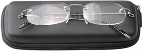 img 1 attached to SOOLALA Unisex Designer Rimless Reading Glasses: Lightweight & High-Quality Readers for a Comfortable Reading Experience