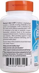 img 2 attached to Optimize Sleep & Mood Health with Doctor's Best 5-HTP – Non-GMO, Vegan, Gluten-Free, Soy-Free, 100mg