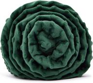 🌿 tongdada dark green minky dot duvet cover for 60''x80'' weighted blanket – premium & super soft logo