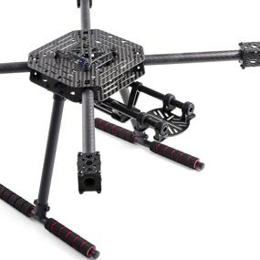 img 1 attached to 🚁 Enhanced FPVKing 500-X4 Carbon Fiber Quadcopter Frame Kit - S500 SK500 F450 Upgrade with Sturdy Fixed Landing Gear