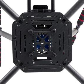 img 2 attached to 🚁 Enhanced FPVKing 500-X4 Carbon Fiber Quadcopter Frame Kit - S500 SK500 F450 Upgrade with Sturdy Fixed Landing Gear