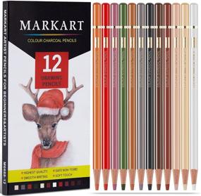 img 4 attached to Professional Charcoal Pencils Drawing Set Painting, Drawing & Art Supplies for Drawing