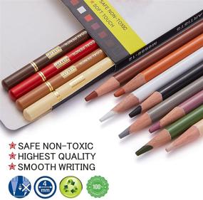 img 2 attached to Professional Charcoal Pencils Drawing Set Painting, Drawing & Art Supplies for Drawing