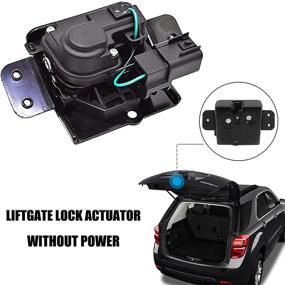 img 4 attached to 🔒 Замок актуатора задней двери Unikpas Liftgate для GMC Yukon Acadia Chevy Tahoe Equinox Buick Enclave Cadillac Escalade CTS SRX Vue Torrent - Замена заднего замка двери багажника - Совместим с 931-299 13501871.