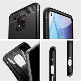 img 3 attached to 📱 Spigen Rugged Armor Moto G Power (2021) Case - Matte Black [Not Compatible with Moto G Power (2020)]