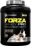 🍪 forzagen whey protein powder - low carb protein shakes with 25g of protein, no added sugar - best tasting protein powder, mass gainer & weight gainer (5lbs, cookies & cream) logo