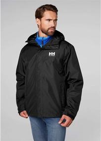 img 2 attached to 🧥 Helly Hansen Men's Seven J - Waterproof, Windproof, and Breathable Rain Jacket with Hood - Enhanced for Outstanding Performance