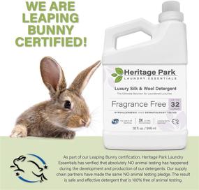 img 1 attached to 🧴 Heritage Park Silk & Wool Detergent - Fragrance Free, Hypoallergenic, & Dermatologist Tested - Safe for Natural Fabrics - Gentle & Effective - pH Neutral - Enzyme Free - 3X Concentrated Formula - 4 Fl oz