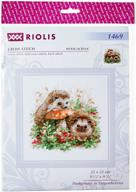 riolis 1469 hedgehogs lingonberries zweigart logo