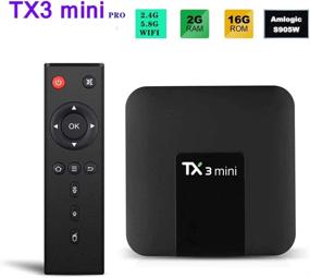 img 3 attached to 📺 Upgraded TX3 Mini Pro Android 10.0 TV Box with 2GB RAM and 16GB ROM, supporting 4K H.265, Dual Band WiFi 2.4G & 5.8G, BT4.2 - Set Top Box for Smart Home Media Player