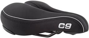 img 1 attached to 🚲 Sunlite Cloud-9 Comfort Select Bicycle Saddle - Non-Suspension, Tri-color, Enhanced Comfort