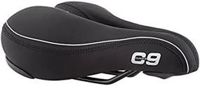 img 4 attached to 🚲 Sunlite Cloud-9 Comfort Select Bicycle Saddle - Non-Suspension, Tri-color, Enhanced Comfort