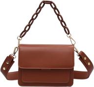 👜 women's leather shoulder bags & wallets: fashionable handbags messenger style logo