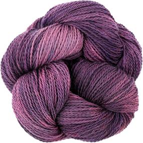 img 4 attached to 🧶 Living Dreams Yarn EcoLana - Сертифицированная органическая шерсть мериноса, этично добытая, ручным способом окрашена в США, Sugarplum