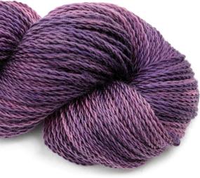 img 2 attached to 🧶 Living Dreams Yarn EcoLana - Certified Organic Merino, Ethically Sourced, Hand Dyed in the USA, Sugarplum