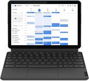 img 3 attached to 💻 Lenovo IdeaPad Duet 10.1in Chromebook Tablet Notebook ZA6F0031US - P60T, 4GB RAM, 64GB Storage