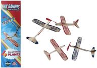 balsa airplane gliders propeller plane logo