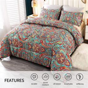 img 3 attached to 🛏️ ENJOHOS Lightweight Reversible Comforter Bedspread for Kids - Shop Home Store