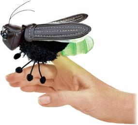 img 4 attached to 🔥 Folkmanis Mini Firefly Finger Puppet: Brilliantly Illuminate Your Imagination